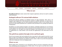 Tablet Screenshot of brandrock.co.za